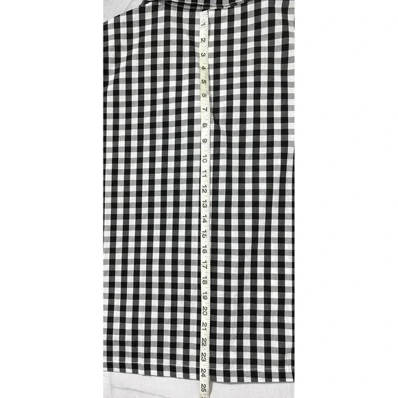 Keith Haring Pajama Set Womens Medium Black Gingham Check Heart Love Cotton - Picture 15 of 15